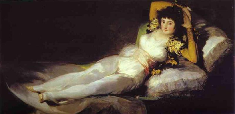 Francisco Jose de Goya The Clothed Maja Germany oil painting art